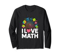 Amo las matemáticas Pi Geometría Álgebra entusiasta Manga Larga