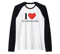 Amo Las Vacaciones en Guadalajara México Camiseta Manga Raglan