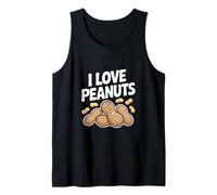 Amo los cacahuetes Entusiasta Humor Diversión Camiseta sin Mangas