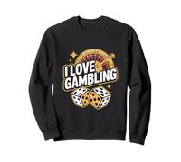 Amo los entusiastas de la ruleta del casino de juegos de azar Sudadera