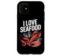 Amo los mariscos entusiastas de las criaturas oceánicas Carcasa para iPhone 11