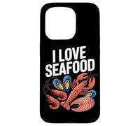 Amo los mariscos entusiastas de las criaturas oceánicas Carcasa para iPhone 15 Pro