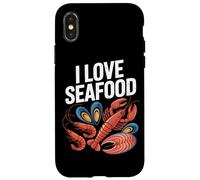 Amo los mariscos entusiastas de las criaturas oceánicas Carcasa para iPhone X/XS