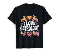 Amo los Signos del Zodiaco del horóscopo de la astrología Camiseta gráfica económica