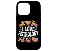 Amo los Signos del Zodiaco del horóscopo de la astrología Carcasa para iPhone 14 Pro MAX