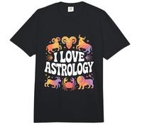 Amo los Signos del Zodiaco del horóscopo de la astrología Comfort Colors Adult Heavyweight T-Shirt