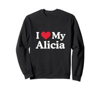 Amo mi corazón de Alicia Alicia Amo a Alicia Sudadera