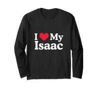 Amo mi corazón de Isaac Isaac ama a Isaac Manga Larga
