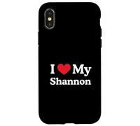 Amo mi corazón Shannon Shannon Love Shannon Carcasa para iPhone X/XS