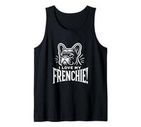 ¡AMO MI FRRENCHIE! - Raza de perro toro francés Camiseta sin Mangas