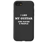 Amo mi Guitarra Me Gusta mi Guitarra y Tal Vez 3 Personas Carcasa para iPhone SE (2020) / 7/8