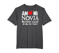 Amo Mi Novia Latina Mexicana Divertido Español Mujer Toxica Chica Camiseta, Hombre Tallas Grandes, Jaspeado Oscuro, 5X Alto