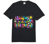 Amo mi Trabajo por Todas Las pequeñas Razones Comfort Colors Adult Heavyweight T-Shirt
