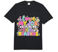 Amo mi Trabajo por Todas Las pequeñas Razones Comfort Colors Adult Heavyweight T-Shirt
