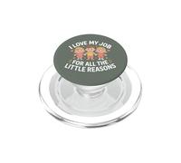 Amo mi Trabajo por Todas Las pequeñas Razones PopSockets PopGrip para MagSafe