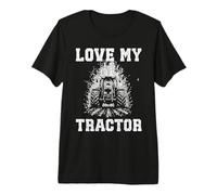 Amo MI Tractor Granjero Agricultura Campo Rural Vibraciones Campo Camiseta Premium