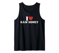 Amo miel cruda sin procesar miel Camiseta sin Mangas