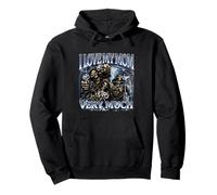 Amo Mucho a mi Madre: Unhinged Gen Z Meme Skeleton Raunchy Sudadera con Capucha
