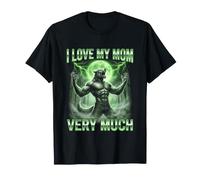 Amo Mucho a mi mamá Brainrot Alpha Wolf Meme Camiseta