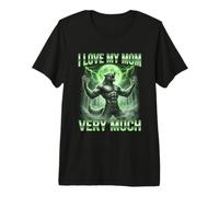 Amo Mucho a mi mamá Brainrot Alpha Wolf Meme Camiseta Premium