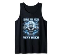 Amo Mucho a mi mamá Brainrot Alpha Wolf Meme Camiseta sin Mangas