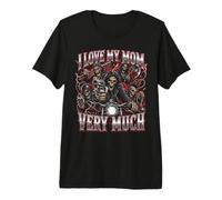 Amo Mucho a mi mamá Hard Skeleton Meme Bootleg Camiseta Premium