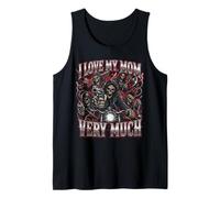 Amo Mucho a mi mamá Hard Skeleton Meme Bootleg Camiseta sin Mangas