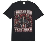 Amo Mucho a mi mamá Hard Skeleton Meme Bootleg Comfort Colors Adult Heavyweight T-Shirt