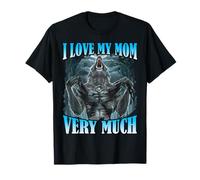 Amo Mucho a mi mamá: Hombre Lobo Aullando, Lobo Atrevido, ironía. Camiseta