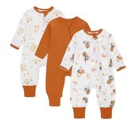 amo nenes | Pack de 3 pijamas saco para recién nacidos, 0,5 Tog, con pies y mangas, algodón transpirable. Enterizo unisex para bebés, ropa de manga larga para bebés, talla 0-24 meses