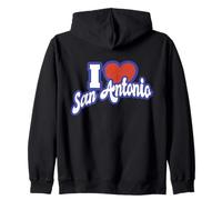 Amo San Antonio Texas Sudadera con Capucha