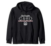 Amo San Vicente Cabo Cabo Verde Con Emblema Cabo Verde Sudadera con Capucha