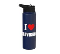 Amo Sauvignon para amantes del vino y bebedores Stainless Steel Insulated Water Bottle