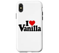 Amo Vainilla CORAZÓN Carcasa para iPhone X/XS