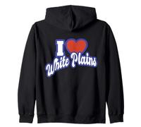 Amo White Plains Nueva York Sudadera con Capucha