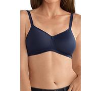 Amoena Women's Mara Wire-Free Padded Pocketed Mastectomy Bra, Dark Blue, 40B