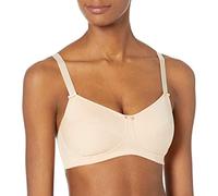 Amoena Womens Ruth Cotton Wire-Free Bras, Nude, 44AA US