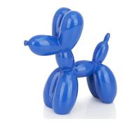 AMOIENSIS Estatua de Perro de Globo Azul virbant, Estatua de Animal de Globo de 4 Pulgadas, Divertida decoración de Animales de Globo, Divertido y Lindo Perro Nick Nacks para decoración de estantes