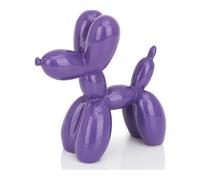 AMOIENSIS Virbant - Estatua de Perro de Globo Morado, Estatua de Animal de Globo de 4 Pulgadas, Divertida decoración de Animales de Globo, Divertido y Lindo Perro Nick Nacks para decoración de