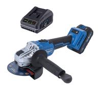 Amoladora angular batería 20V disco 125mm Scheppach set s bc-ag125p-x