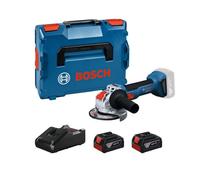 Amoladora angular BOSCH GWX 18V-8 (X-LOCK, 2 baterías 18V/4Ah, caja) 06019N9102