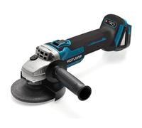Amoladora angular con batería compatible con batería Makita de 18 V, motor sin escobillas de 7000 RPM, amoladora angular inalámbrica para cortar, lijar, pulir, etc. (batería no incluida)