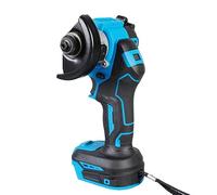 Amoladora angular con batería de 3 pulgadas compatible con batería Makita de 18 V (sin batería), 16.800 rpm, miniamoladora angular sin escobillas con pantalla digital, 2 discos abrasivos, 2 discos de