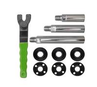 Amoladora angular de acero con mango de extensión de acero juego de llaves ajustables/10 piezas accesorios herramientas herramientas de alcance para fortalecer