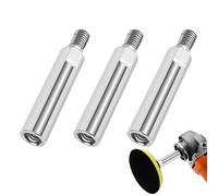 Amoladora angular de extensión, juego de 3 barras de biela, eje de extensión de rotación M10, barra de extensión para pulidora de coche, pulidora eléctrica, pulidora rotativa