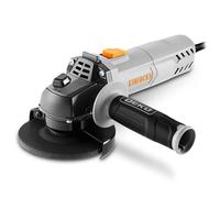 Amoladora angular, DEKOPRO 115mm 750W Amoladora angular eléctrica con cable,12.000 RPM, para cortar, amolar, pulir y lijar