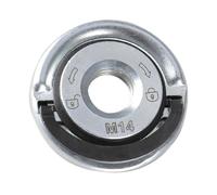 Amoladora angular eléctrica con placa de presión autoblocante M14, tuerca liberación rápida, herramienta mandril