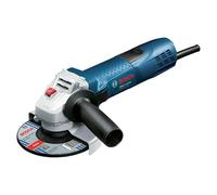 Amoladora angular eléctrica GWS 7-115 E (720 W, Diámetro disco: 115 mm, Número de revoluciones de marcha en vacío: 2.800 r.p.m. - 11.000 r.p.m.)