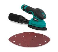 Amoladora angular inalámbrica de 12 V - Batería, cable USB y papel de lija incluido