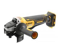 Amoladora angular inalámbrica DeWalt 115 mm con interruptor basculante 18 V, sin batería DCG413N
